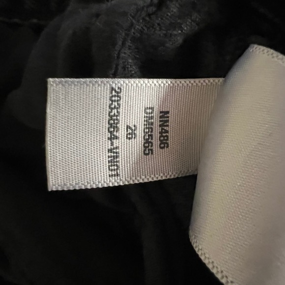 Madewell Black Wide Leg Pleated Denim Trouser Jeans Women's Size 26 - Picture 8 of 9